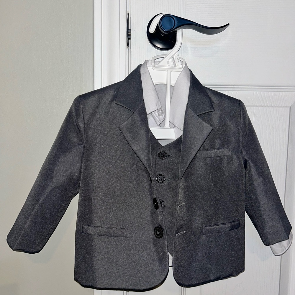 Stylish Charcoal Kids Blazer